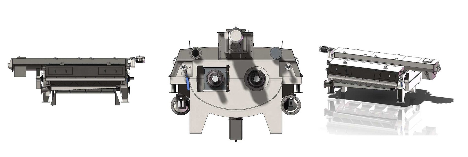 twin roll press structure